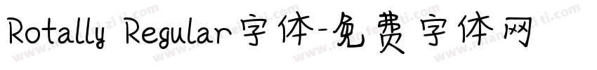 Rotally Regular字体字体转换